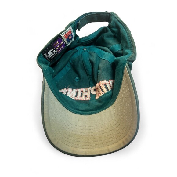 Miami Dolphins 100% Cotton Starter The Right Hat Embroidered Logo Baseball Hat - Picture 3 of 3